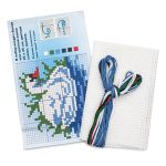 Набор для вышивания нитками РС Студия, Лебедь 9х7см