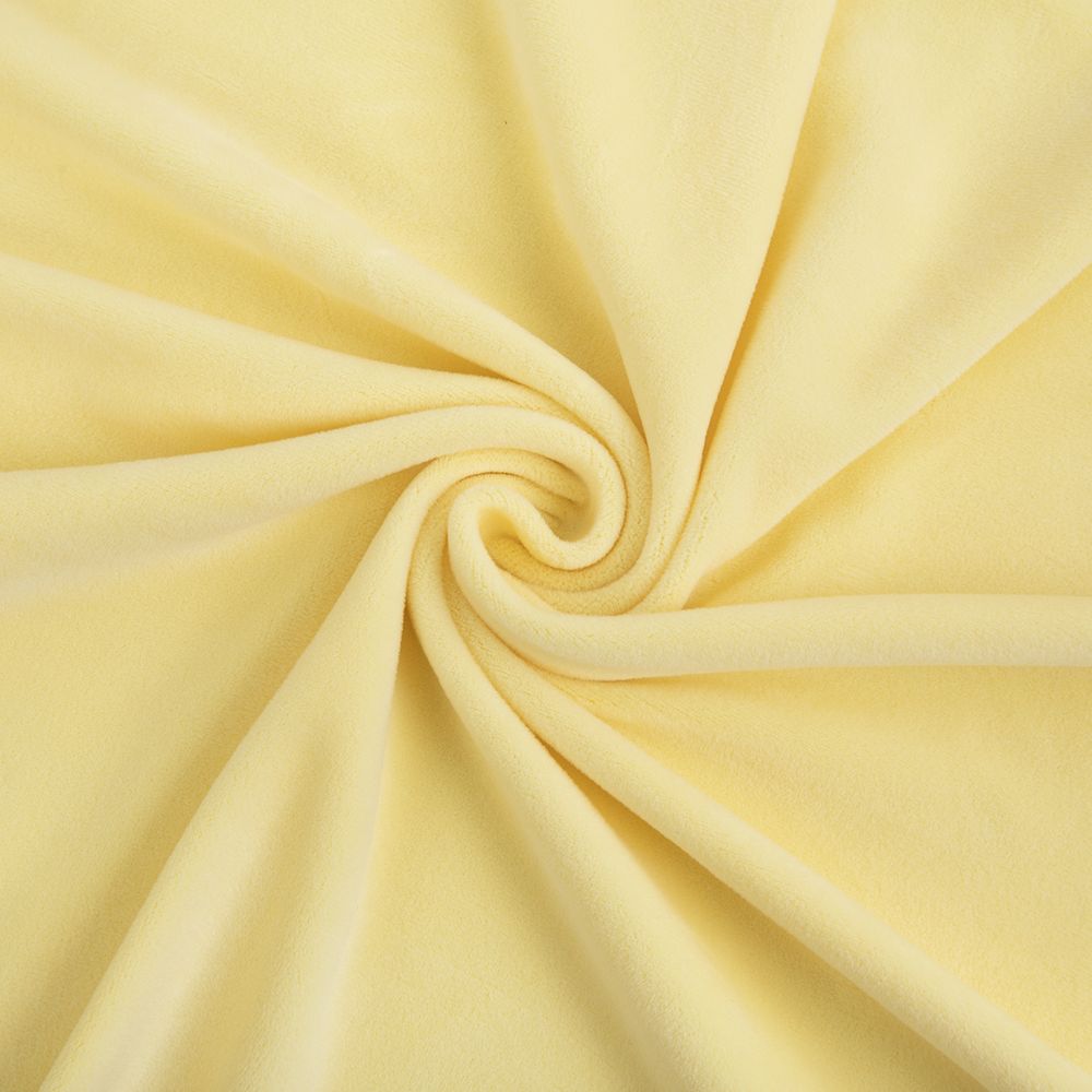 Велюр 240 г/м², 185 см / 5 метров, желтый/yellow, Gamma VELR