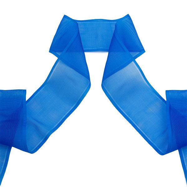 Лента для бантов (капрон) _8 см, 25 м (василек) С3501