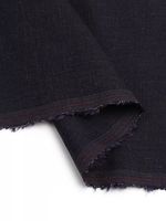 Льняная ткань 190 г/м², 140 см / 2 метра, TBY.Li.1002.10, 10 т.синий