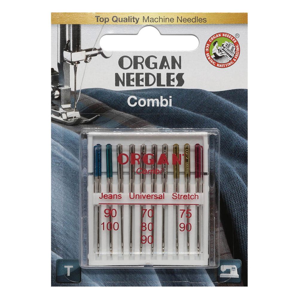 Иглы Organ 10/COMBI Blister
