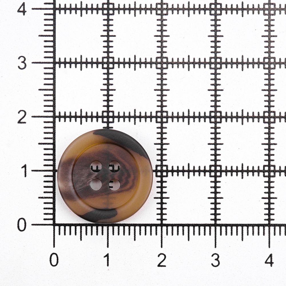 Пуговицы 4 прокола 28L=18 мм, col. B коричневый, 72 шт, CN2832