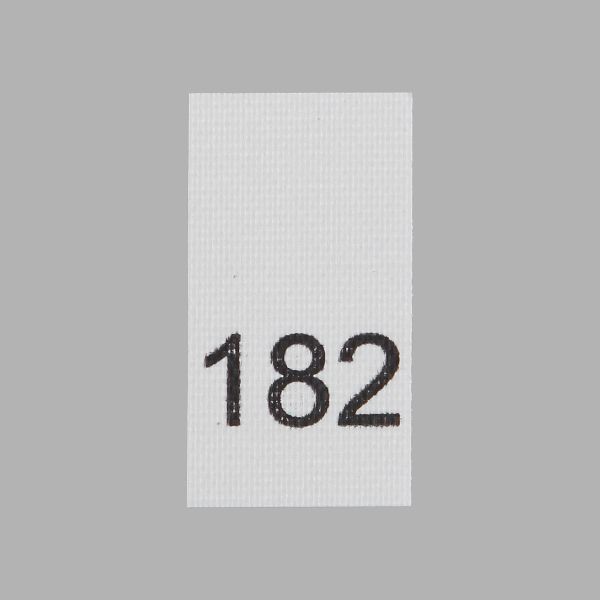 Этикетка-размерник, белый, 10х20 мм, упак./100 шт. (182)