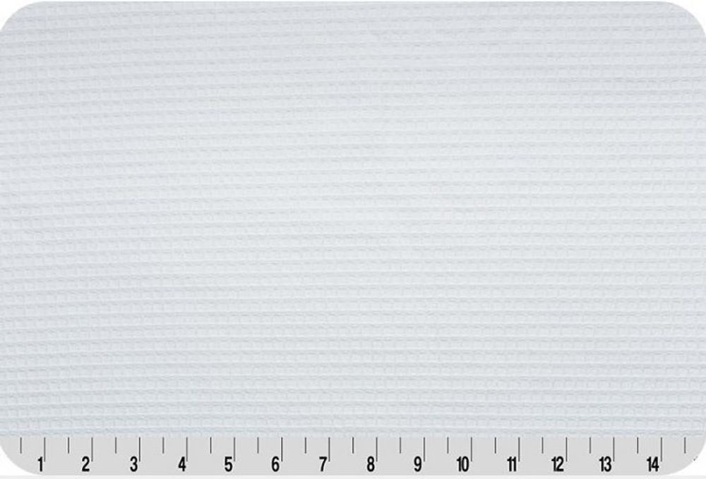 Ткань для пэчворка Peppy Terry Waffle/Cloth, отрез 100х150 см, 220 г/м², 19 waffle white, Shannon Fabrics