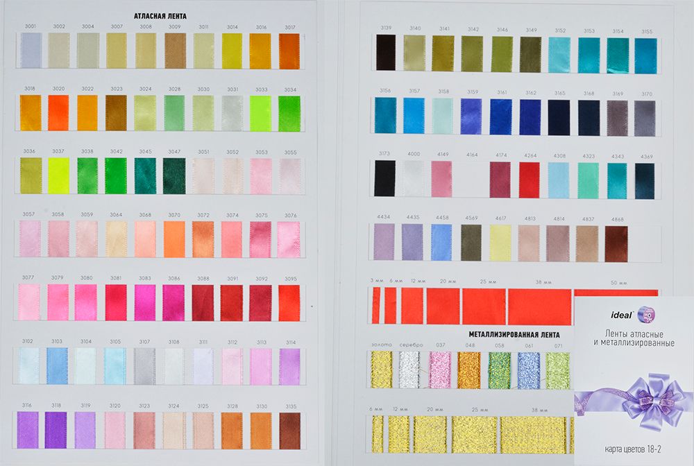 Лента атласная 1-сторонняя 12.0 мм / 27.4±2 метров, 3080 ярк.розовый, Ideal