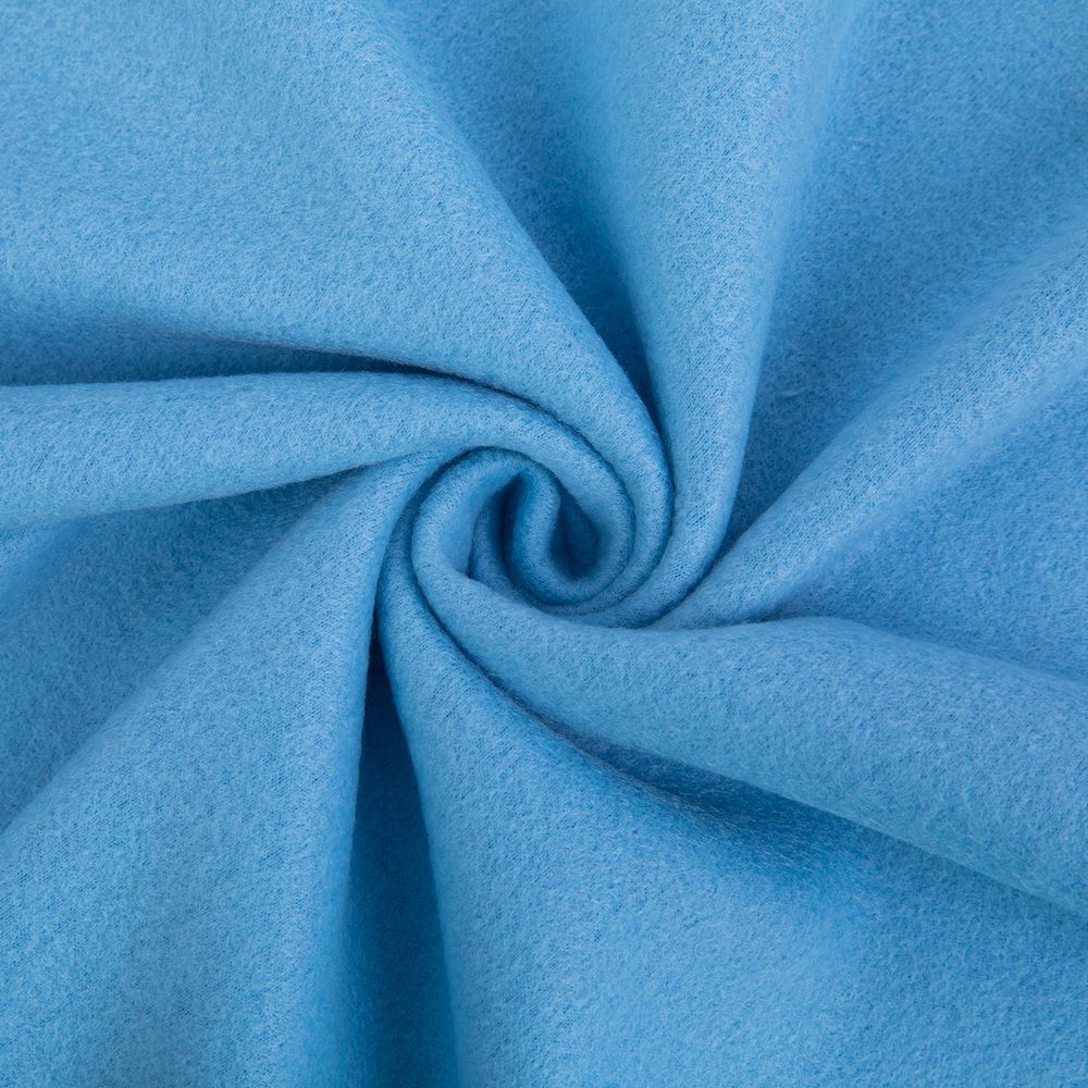 Флис 2-сторонний 160 см / 10 метров, голубой/blue, Gamma FG-005