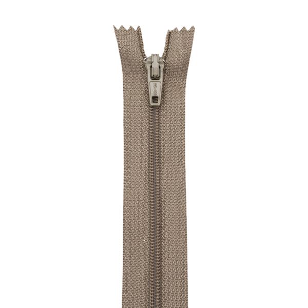 Молния спираль (витая) Т3 (3 мм) 1 зам., н/раз., 20 см, автомат, т.беж, 30097, 10 шт