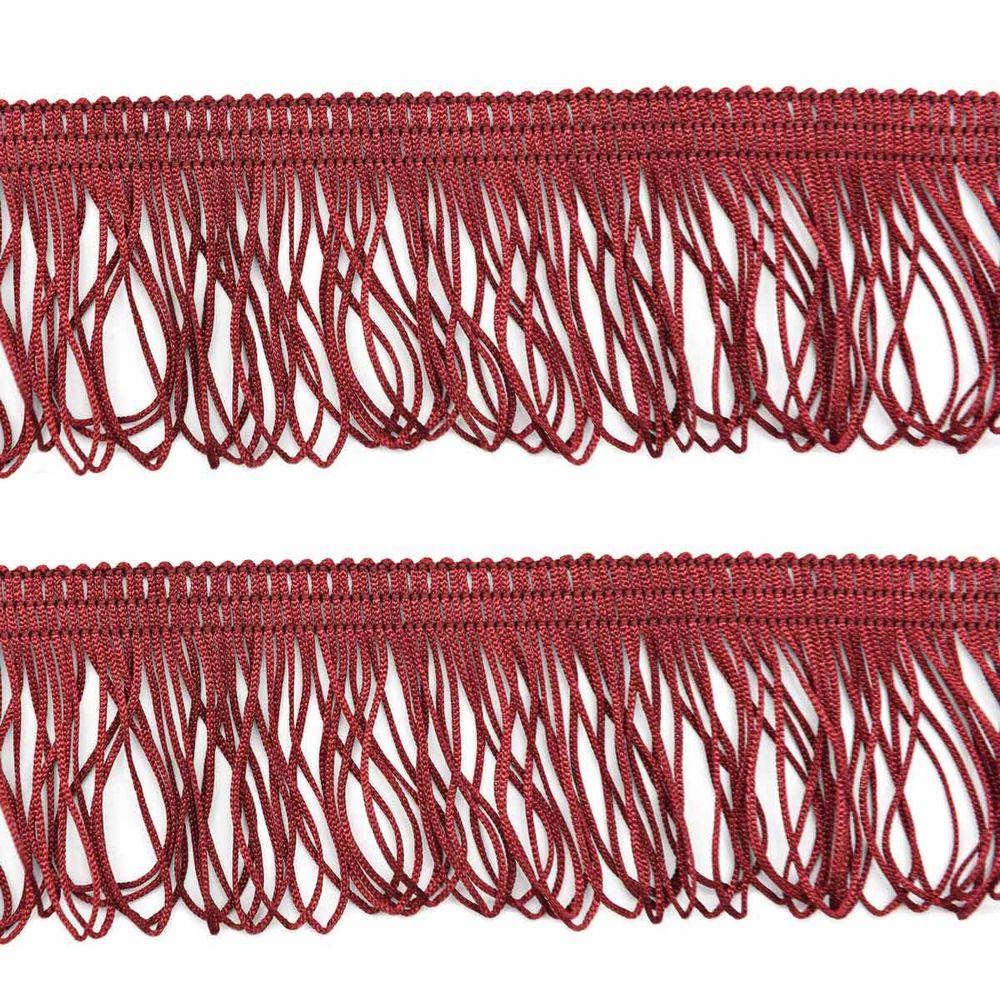 Бахрома отделочная 60.0 мм / 25 метров, 274 бордо