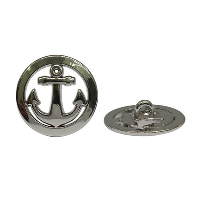 Пуговицы на ножке 32L (S (серебро (никель))), 72 шт