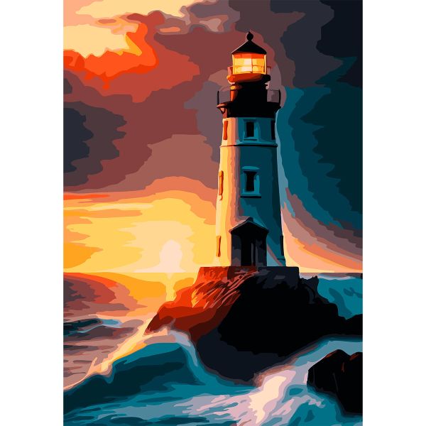Картина по номерам Cristyle, Маяк надежды, 40х50 см
