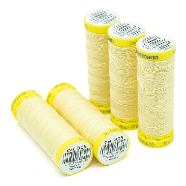 Нитки отделочные Gutermann Deco Stitch 70, 70м, 325 шампань, 5 катушек