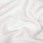 Льняная ткань 190 г/м², 140 см, в нарезке, цв. 21 белый, 10 метров /TOS/