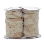 Кнопки пластиковые на тесьме (кн. ⌀ 7мм, тесьма 18 мм, шаг 1.7 см), бежевый, 45.7м