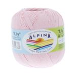 Пряжа Alpina Lily / уп.10 мот. по 50г, 175м, 004 розовый