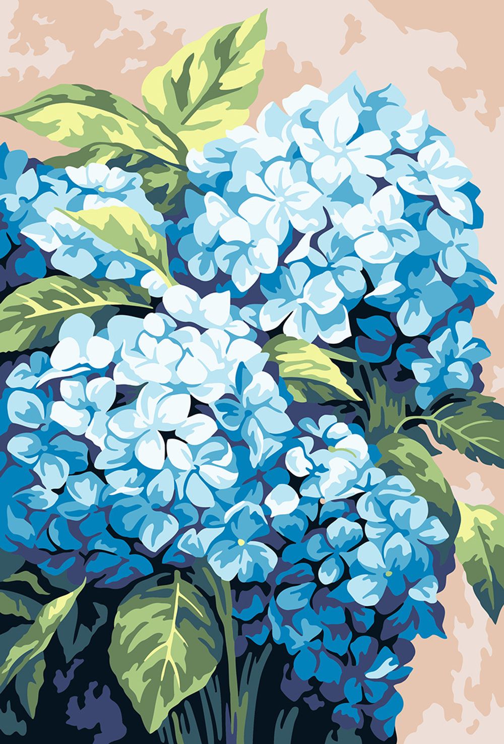 Картина по номерам Фрея PNB/PS-281, Воздушная гортензия, 30х20 см