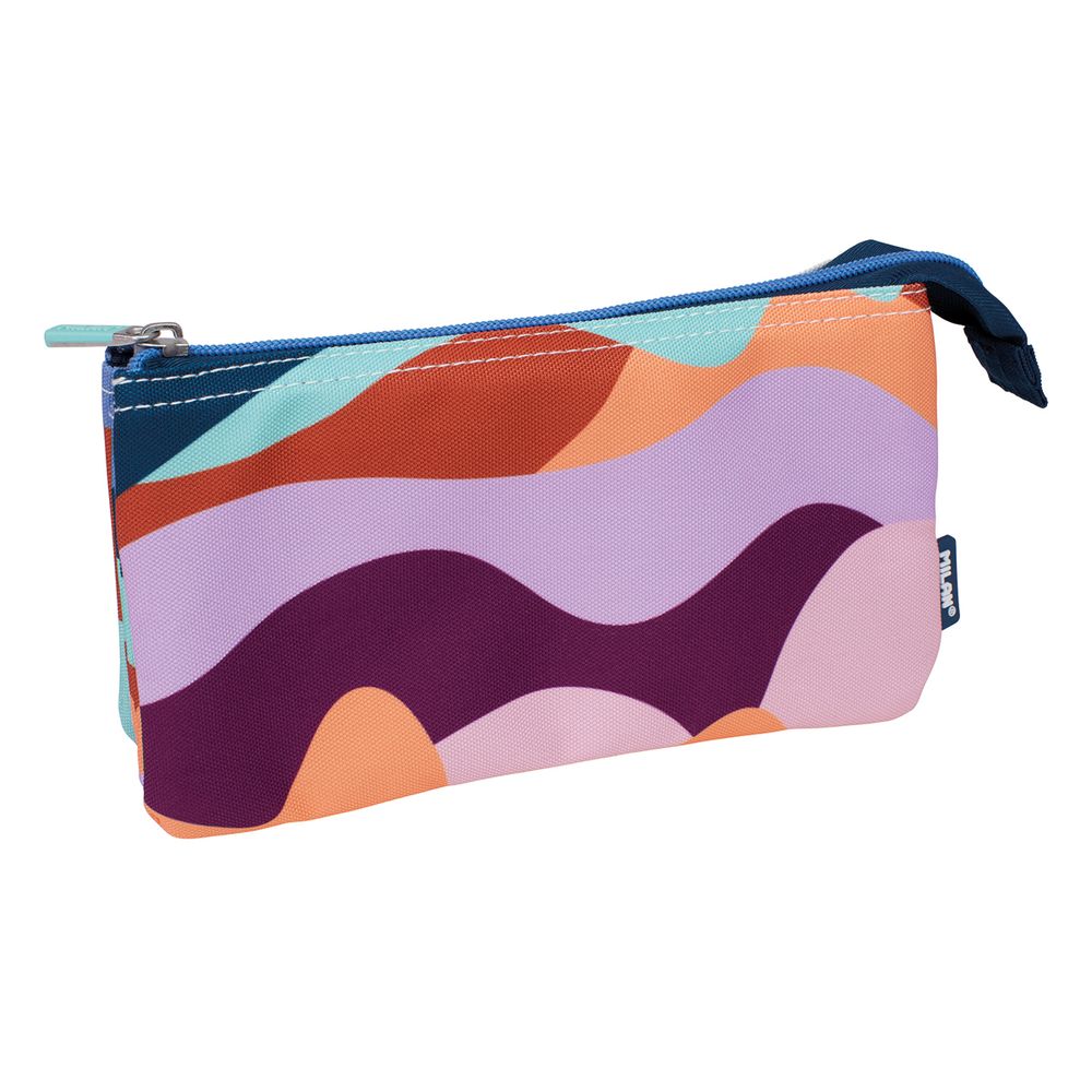 Пенал на молнии с 5 карманами 22*12*4 см, 081133FN, Milan 081133FN