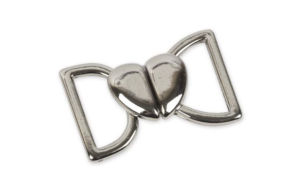 Застежки для купальника (бикини) металл 20х14 мм, 10 шт, №04 никель, Blitz BBT040