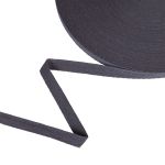 Тесьма (лента) киперная (100% х/б) 10 мм / 50 метров, т.серый/dark grey, Gamma TCT-10