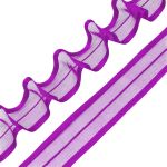 Лента капроновая (органза) для сборки бантов 20 мм, 25м HRPL-1021 (HS-1054 фиолетовый)