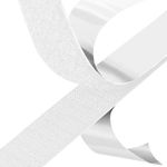 Лента контактная липучка (велкро) клеевая 25 мм / 25 метров, 29.4 г/м, 5001 белый, ПАРА (крючок+петля), качество "B"