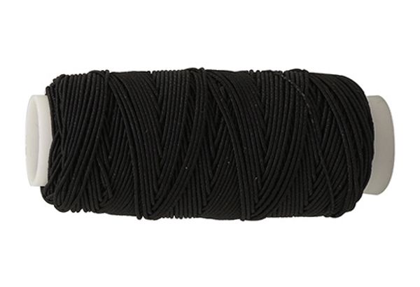 Нитки спандекс ⌀0.6 мм, 0213-5010, черный, 12 катушек