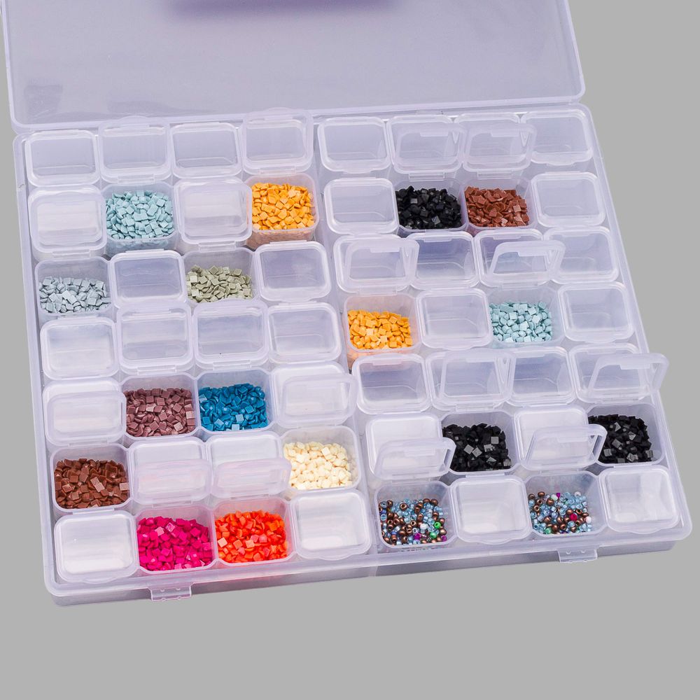 Органайзер с 56 ячейками 21х17.5х2.5 см Hobby&Pro, 29667