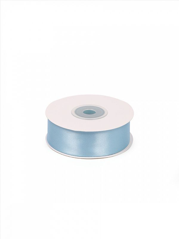 Лента атласная 1-сторонняя 25.0 мм / 22.5±1 метра, 3105 голубой, Magic4Hobby