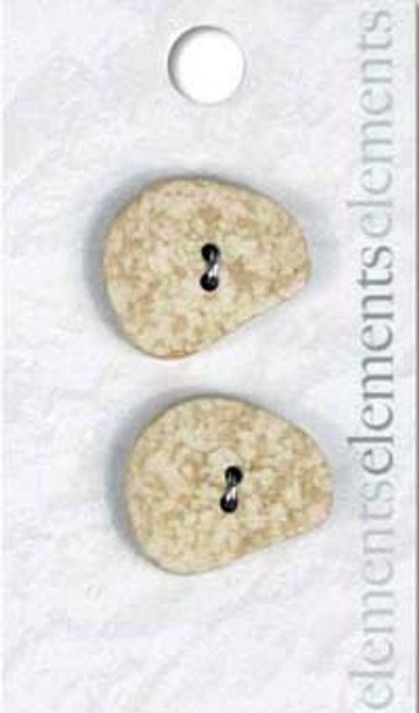 Пуговицы 2 прокола Blumenthal Lansing Elements, 15х20 мм, суровый, 2 шт /TOS/
