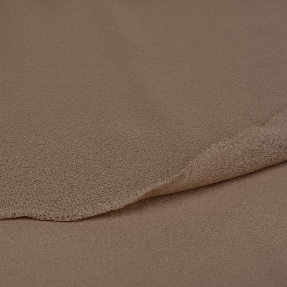 Креп-шифон 105 г/м², шир.150 см, цв.102 какао, 35м /TOS/