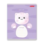 Тетрадь ученическая школьная A5+ 12 л. на скобе 65 г/м², белизна 100%, 25 шт, клетка, 000697 Глазастики, Светоч 12ТЕТк-001