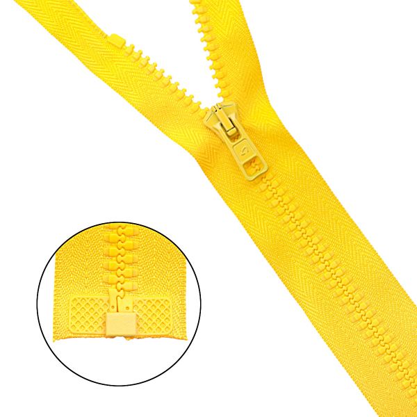 Молния трактор Arta Т6 (6 мм) 1 зам., разъем., 60 см, цв. 162 мимоза, уп.5 шт