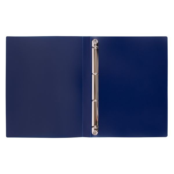 Папка на 4 О-кольцах A4 700 мкм 25 мм, 4 шт, d-17 мм, синий new EC211400102, Expert Complete