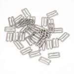 Крючки для купальника металл 15.0 мм, никель, 1000 шт