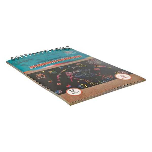 Набор для творчества Гравюра-блокнот 14х20 см, без рисунка, Hobbius GHPB-01