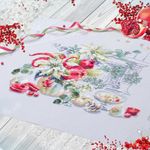 Набор для вышивания нитками Чудесная игла, Зимняя импровизация, 32х25 см