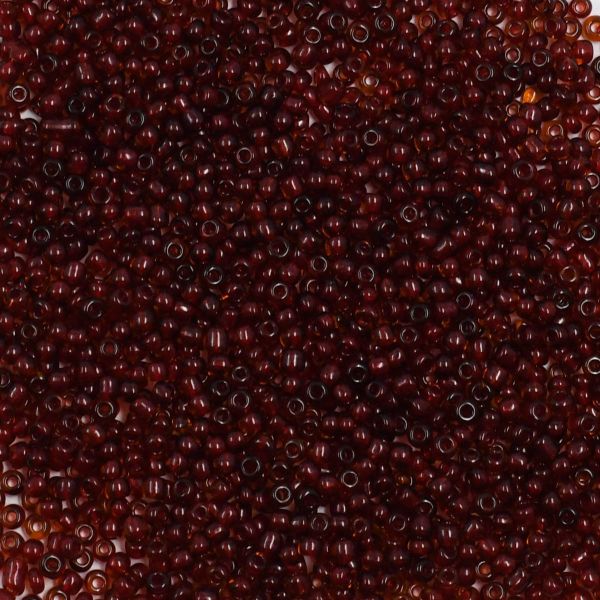 Бисер Astra&Craft 11/0 (2.1 мм), 200 г (10х20 г), цв. 324 красный/прозрачный с цветным центром