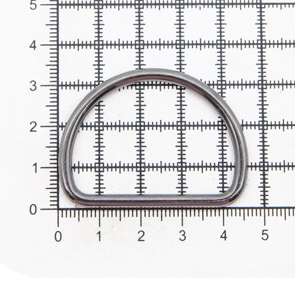 Полукольцо литое металл внутр. 40 мм (внешн. 45х34 мм), 2 шт, цв.оружейн.металл, Prym