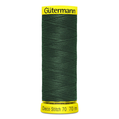 Нитки отделочные Gutermann Deco Stitch 70, 70м, 472 т.бутылочный, 5 катушек