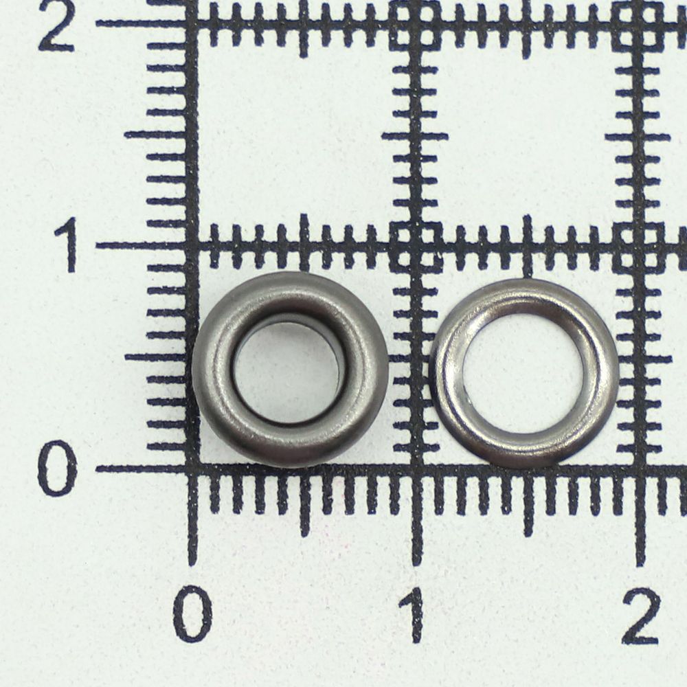 Люверсы металл ⌀_4.0 мм (внутр.), чер.никель, 100 шт, S090810, BIG