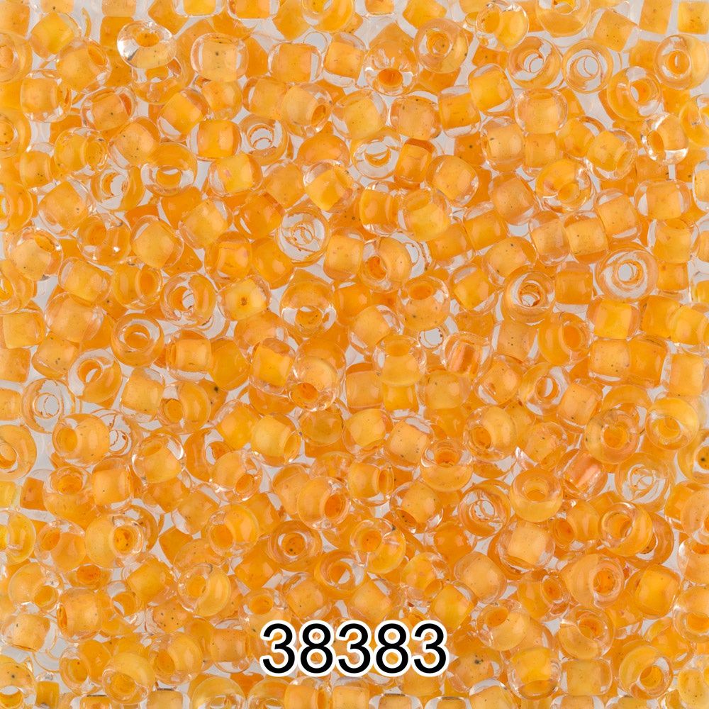Бисер Preciosa круглый 10/0, 2.3 мм, 500 г, 38383 (Ф596) желтый
