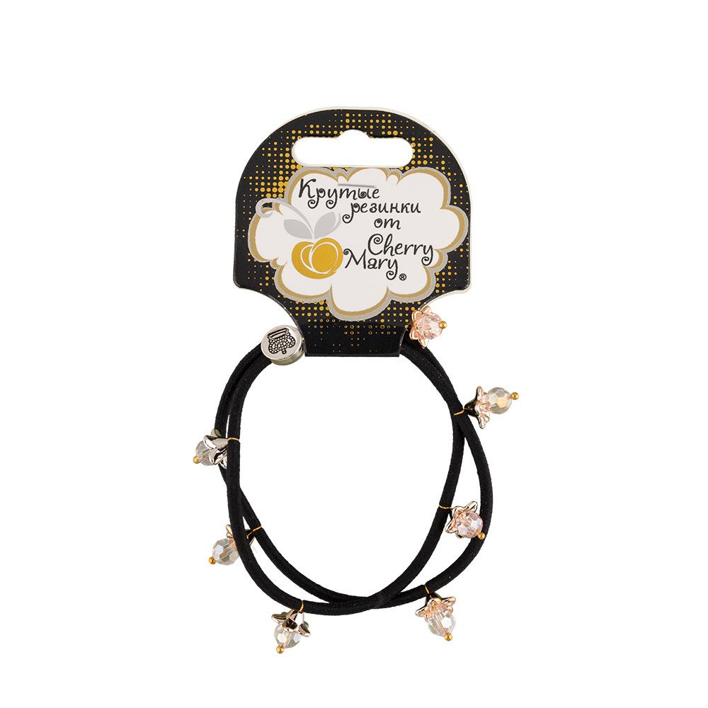 Резинка для волос V/R4039, 5 шт, №01 черный, Cherry Mary V/R4039 Резинка для волос V/R4039, 5 шт, №01 черный, Cherry Mary V/R4039