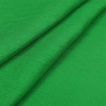 Льняная ткань 190 г/м², 140 см, в нарезке, цв. 27 яр.зеленый, 10 метров /TOS/