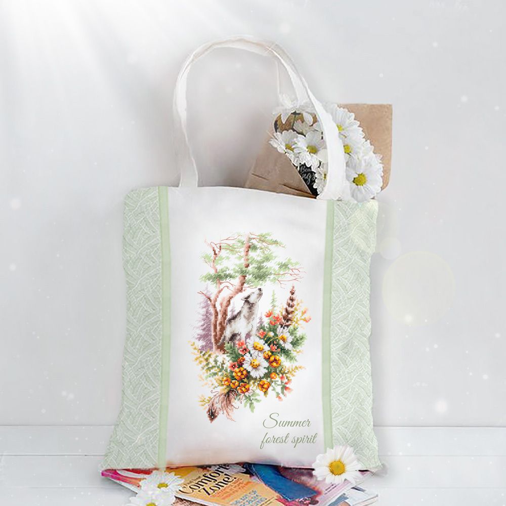 Набор для вышивания нитками Чудесная игла, Дух летнего леса, 17х27 см
