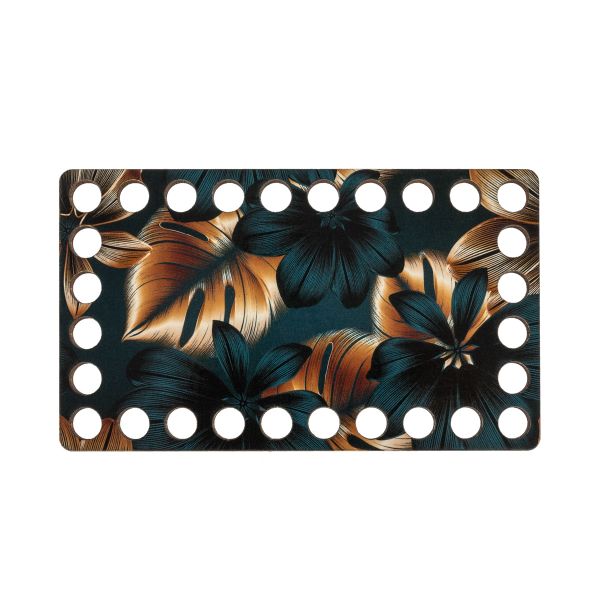 Набор донышек для вязания Глянцевый фанера 12х7х0.4 см, 4 шт, 03 Роскошь, Love2art ДВ-03