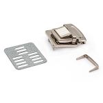 Замок портфельный, никель, 35х30 мм, Hobby&Pro