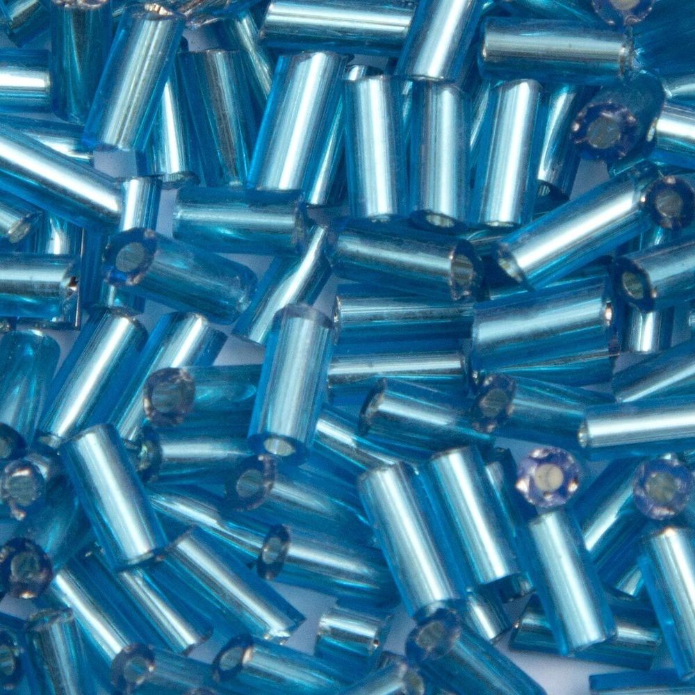 Стеклярус Astra&Craft 5 мм, 150 г (10х15 г), цв. 33 светло-бирюзовый