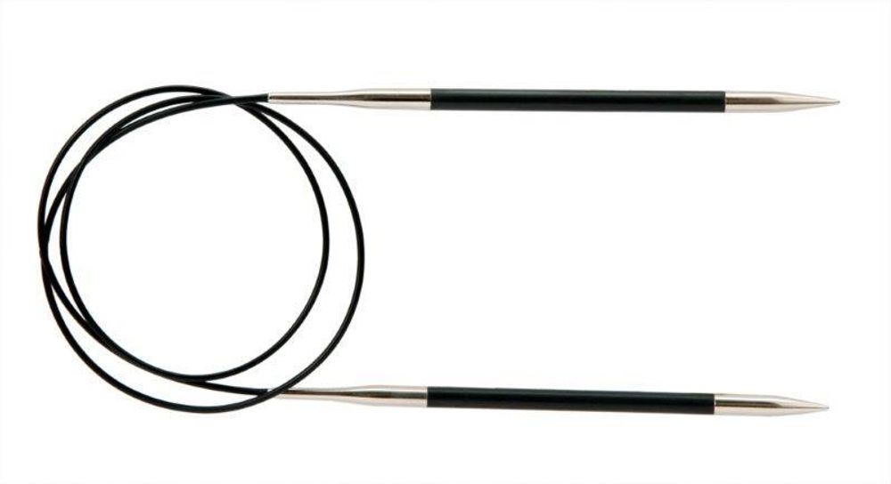 Спицы круговые Knit Pro Karbonz 8 мм / 60 см, карбон, черный, 41175