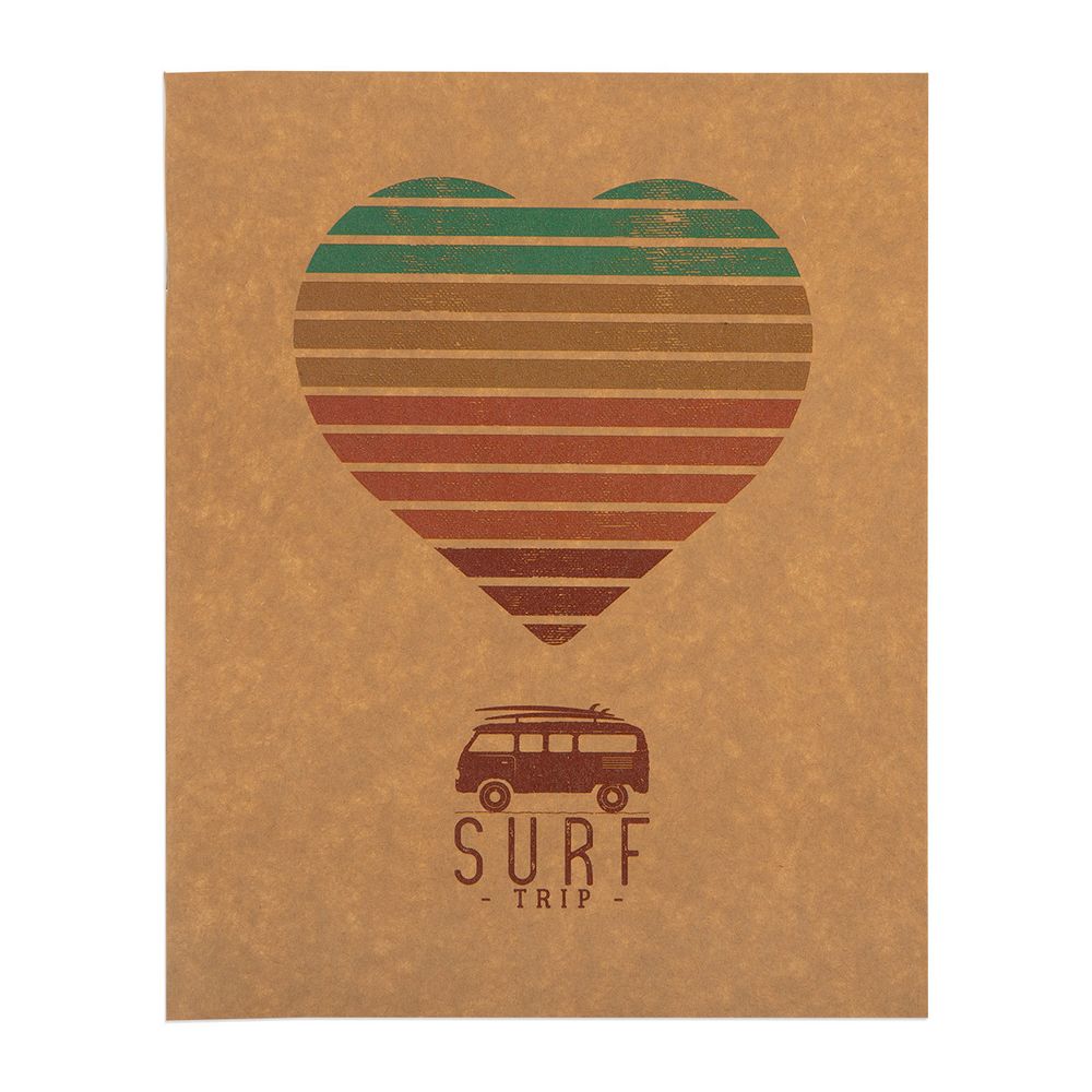 Тетрадь Beach time A5 48 л. на скобе 60 г/м², 10 шт, клетка, SVT 481821 05 surf trip, Светоч