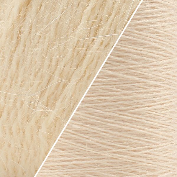 Пряжа Astra Premium (Астра Премиум) Пух норки / уп.1 мот. по 50 г, 290 м, 065 кремовый