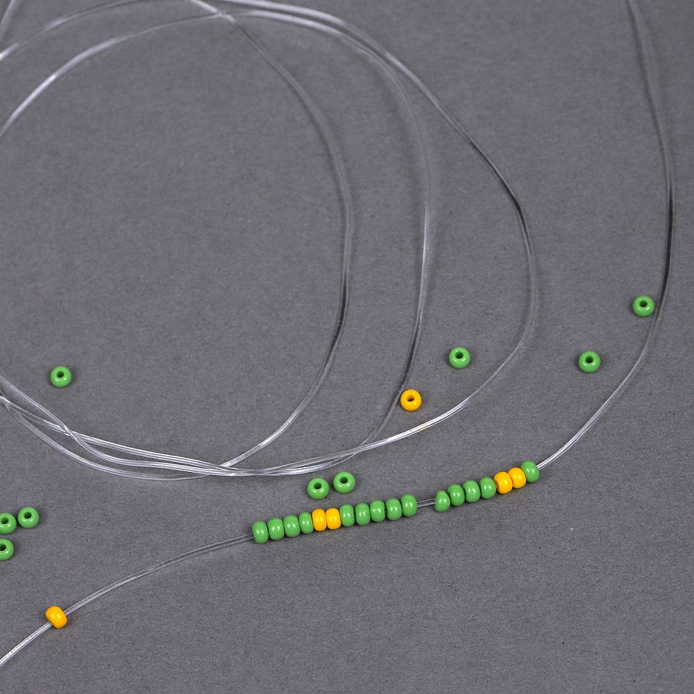 Нитки силиконовые ТВ 0215-1012 0,6мм цв.прозрачный 10х30м